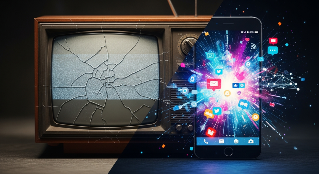 Television is in Steep Decline Compared to Social Network Marketing
