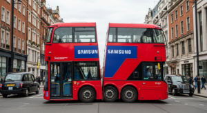 Samsung Folded a London Bus: The Genius Creative Marketing Campaign Explained
